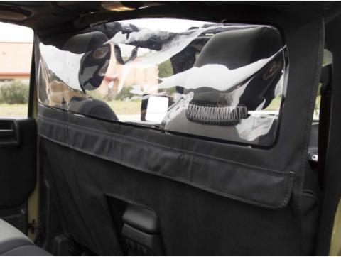 Windbreaker 07-18 Jeep Wrangler JKU 4 Door Rugged Ridge