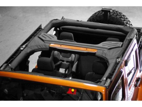 Roll Bar Cover Vinyl 07-18 Jeep Wrangler JKU Rugged Ridge