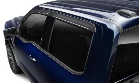 Low Profile Ventvisor Deflector Smoke Outside Mount 4 Piece For 2007-2018 Jeep Wrangler JK 4 Door Husky Liners