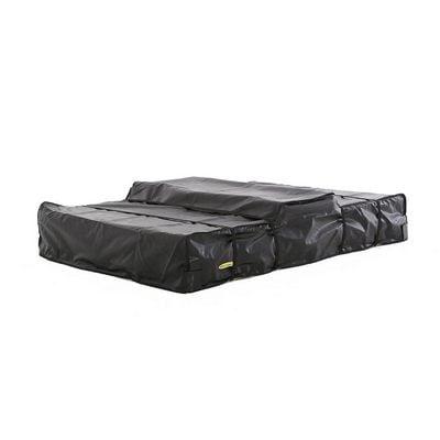 Overlander XL Roof Top Tent 122 Inch W x 76 Inch L x 51 Inch H Load Capacity 770 lbs Coyote Tan Smittybilt