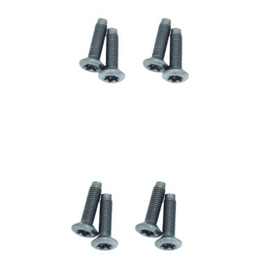 Jeep JK Door Hinge Overlays 4 Pieces 2 Door 07-18 Wrangler JK Polished Silver Kentrol