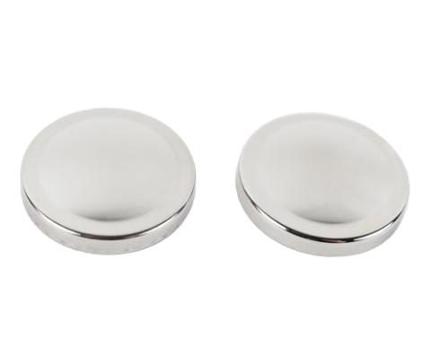 Jeep JK Liftgate Button Covers Pair 07-18 Wrangler JK Polished Silver Kentrol