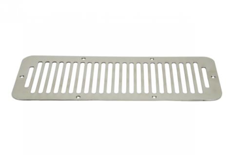 Jeep CJ Hood Vent 78-86 CJ Polished Silver Kentrol