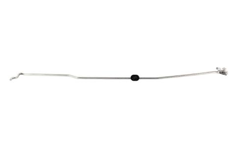Jeep JK Hood Prop Rod 07-18 Wrangler JK Polished Silver Kentrol