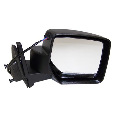 Black ; Right Power, Manual Folding Mirror for Jeep 2007-2010 MK Patriot Crown Automotive