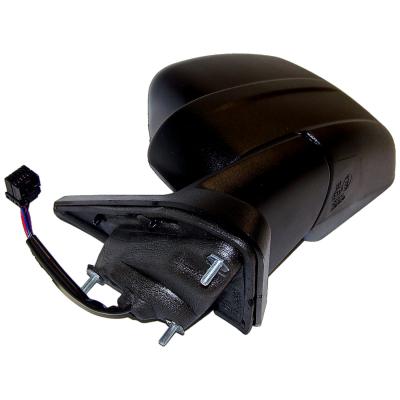 Black ; Left Power, Heated, Manual Folding Mirror for 2007-2014 Jeep MK Patriot Crown Automotive