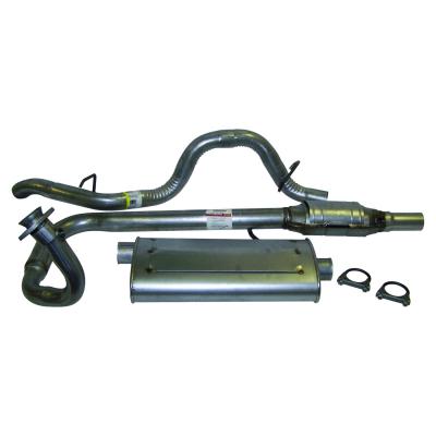 Exhaust Kit for Select 97-00 TJ Jeep Wrangler w/ 2.5L Engine Crown Automotive