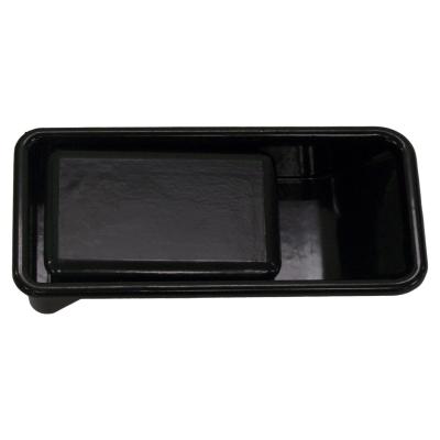 Exterior Left Black Door Handle for 1987-2006 YJ &amp; TJ Wranglers w/ Half Doors Crown Automotive