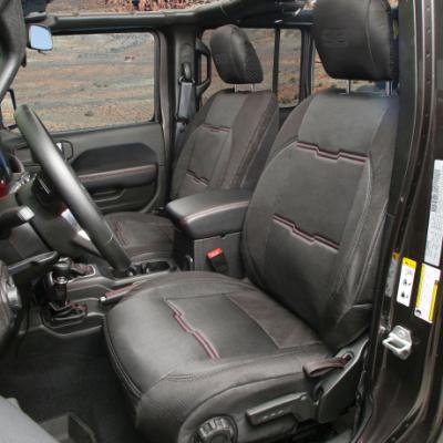 Neoprene Seat Cover Set Front/Rear Black Gen 2 2018-2020 Jeep Wrangler JL 3.6L 4 Door Only Smittybilt