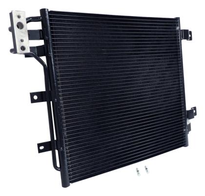 A/C Condenser &amp; Transmission Cooler for 12-18 Jeep JK Wrangler w/ 3.0L, 3.6L Eng Crown Automotive