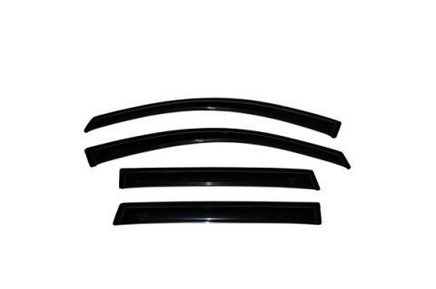 Ventvisor Deflector for 2007-2018 Jeep Wrangler and More Smoke Outside Mount 4 Piece AVS