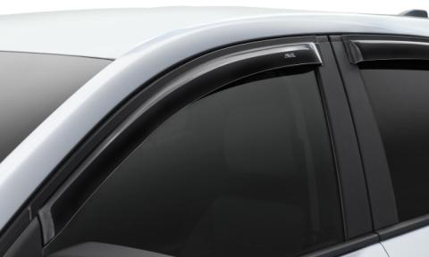 Ventvisor Deflector for 2022-2025 Jeep Grand Cherokee Smoke Outside Mount 4 Piece AVS