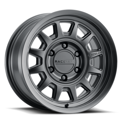 Aluminum Wheels 17x8.5 Aero HD 952B Satin Black 0 Offset 6 on 135 Bolt Pattern 87.1 Bore Raceline