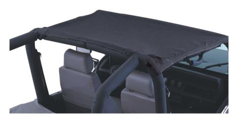 Black Denim Beach Topper for 1992-1995 Jeep YJ Wrangler RT Off Road