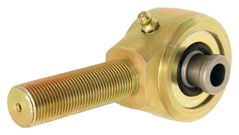 Narrow Forged Johnny Joint 2 Inch 1.600 Inch X 0.510 Inch Ball 3/4 Inch-16 Left Hand Threaded Shank Externally Greased Each RockJock 4x4