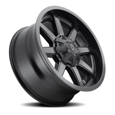 Aluminum Wheels 20X9 Maverick D436 8 On 180 Satin Black 125.1 Bore 20 Offset 8 Spoke Fuel Off Road Wheels