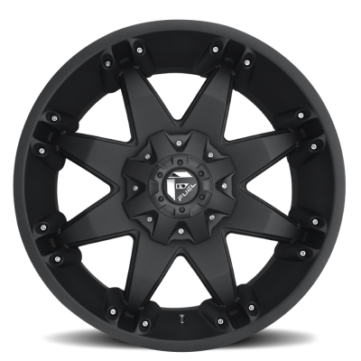 Aluminum Wheels 18X9 Octane D509 6 On 135/6 On 139.7 Matte Black 106.4 Bore 1 Offset Fuel Off Road Wheels