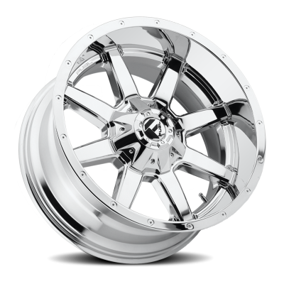 Aluminum Wheels 20X10 Maverick D536 8 On 180 Chrome 125.2 Bore -18 Offset Fuel Off Road Wheels