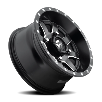 Aluminum Wheels 15X10 Maverick UTV D538 4 On 156 Matte Black Milled 132 Bore 0 Offset Fuel Off Road Wheels