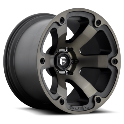 Aluminum Wheels 18X9 Beast D564 6 On 135 Matte Black/Machined Dark Tint 87.1 Bore 20 Offset 6 Spoke Fuel Off Road Wheels