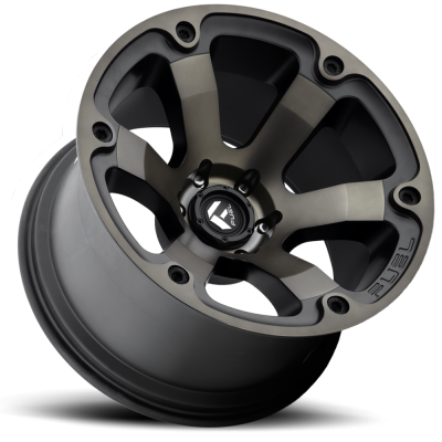 Aluminum Wheels 18X9 Beast D564 6 On 135 Matte Black/Machined Dark Tint 87.1 Bore 20 Offset 6 Spoke Fuel Off Road Wheels