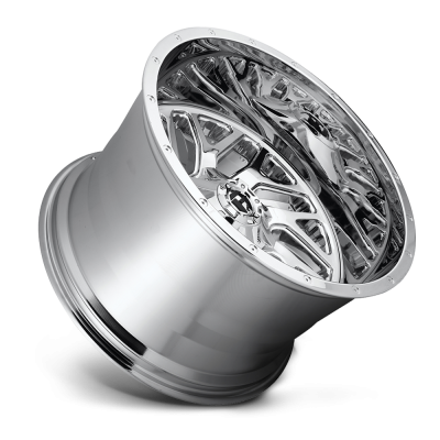 Aluminum Wheels 20X10 Triton D609 8 On 165.1 Chrome Plated 125.1 Bore -18 Offset Mesh Spoke Fuel Off Road Wheels