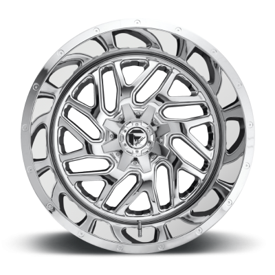 Aluminum Wheels 22X12 Triton D609 8 On 165.1 Chrome Plated 125.1 Bore -43 Offset Mesh Spoke Fuel Off Road Wheels