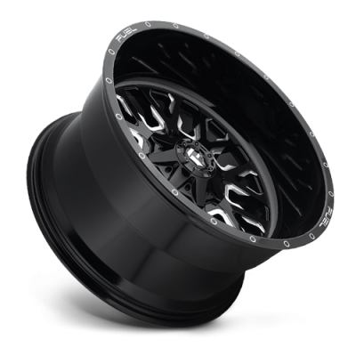 Aluminum Wheels 17X9 Stroke D611 5 On 114.3/5 On 127 Gloss Black/Milled 78.1 Bore -12 Offset Fuel Off Road Wheels