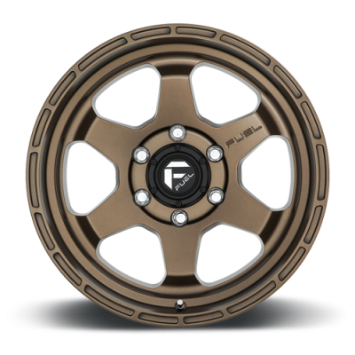 Aluminum Wheels 17X9 Shok D666 6 On 135 Matte Bronze 87.1 Bore -12 Offset Fuel Off Road Wheels