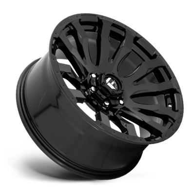 Aluminum Wheels 20X10 Blitz D675 5 On 139.7 Gloss Black 78.1 Bore -18 Offset Multi Spoke Fuel Off Road Wheels