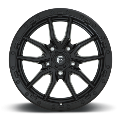 Aluminum Wheels 20X9 Rebel D679 5 On 139.7 Matte Black 78.1 Bore 1 Offset Fuel Off Road Wheels