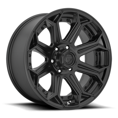 Aluminum Wheels 18X9 Siege D706 6 On 135 Matte Black 87.1 Bore 1 Offset Fuel Off Road Wheels