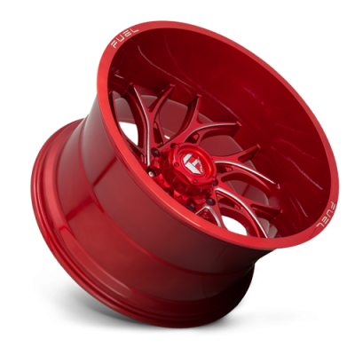 Aluminum Wheels 22X12 Runner D742 6 On 135 Candy Red Milled 87.1 Bore -44 Offset Fuel Off Road Wheels