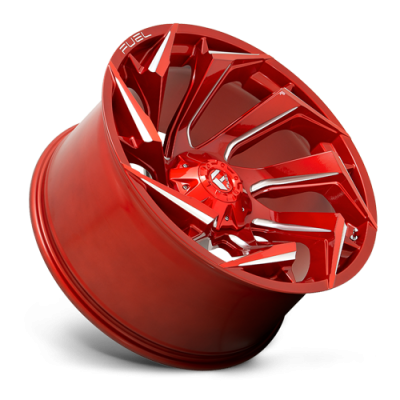 Aluminum Wheels 20X9 Reaction D754 5 On 139.7/5 On 150 Candy Red Milled 110.1 Bore 20 Offset Fuel Off Road Wheels