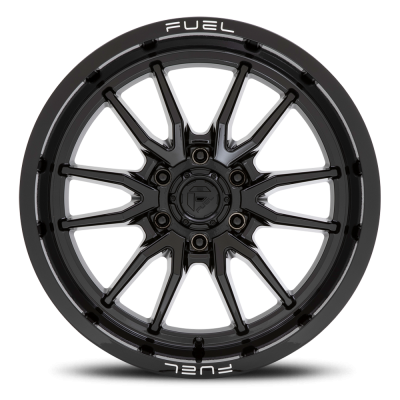 Aluminum Wheels 20X9 Clash 6 D760 6 On 139.7 Gloss Black 106.1 Bore 1 Offset Multi Spoke Fuel Off Road Wheels