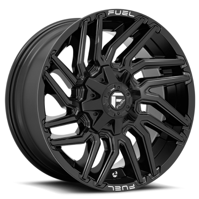 Aluminum Wheels 20X10 Typhoon D776 8 On 165.1 Gloss Black 125.2 Bore -18 Offset Fuel Off Road Wheels