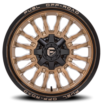 Aluminum Wheels 20X10 Arc D797 8 On 180 Platinum Bronze/Black Lip 124.2 Bore -18 Offset Fuel Off Road Wheels