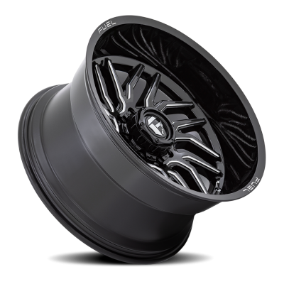 Aluminum Wheels 20X10 Hurricane D807 6 On 135 Gloss Black Milled 87.1 Bore -18 Offset Fuel Off Road Wheels