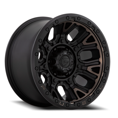 Aluminum Wheels 20X10 Traction D824 6 On 139.7 Matte Black Double Dark Tint 106.1 Bore -18 Offset Fuel Off Road Wheels