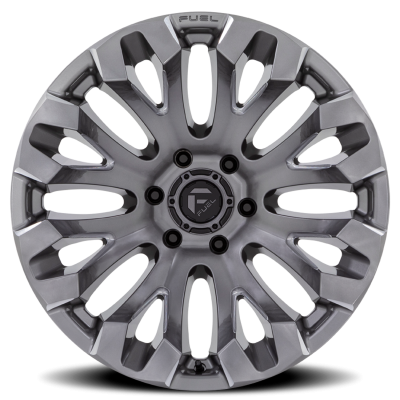 Aluminum Wheels 20X9 Quake D830 6 On 135 Platinum Gray 87.1 Bore 1 Offset Fuel Off Road Wheels