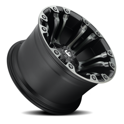 Aluminum Wheels 18X9 Vapor D851 8 On 180 Matte Black Gray Tint 124.2 Bore 20 Offset Fuel Off Road Wheels
