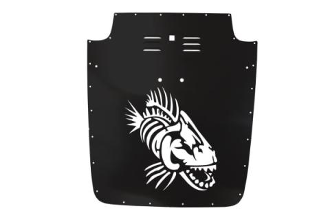 Jeep TJ Hood Louver 97-02 Jeep Wrangler Black Fishbone Offroad
