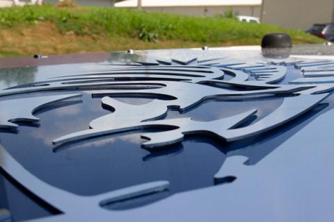 Jeep TJ Hood Louver 97-02 Jeep Wrangler Black Fishbone Offroad