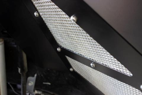 Jeep JL Inner Fenders For 18-Current Wrangler JL,  2020-Current JT Gladiator Front Pair Aluminum Black Powdercoat Fishbone Offroad