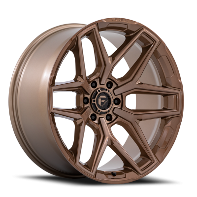 Aluminum Wheels 20X9 Flux 6 FC854ZR 6 On 120 Platinum Bronze 66.9 Bore 20 Offset Fuel Off Road Wheels