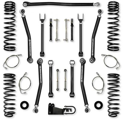 2.5 Inch Adventure X Suspension System for Jeep Wrangler JKU With No Shocks Rock Krawler