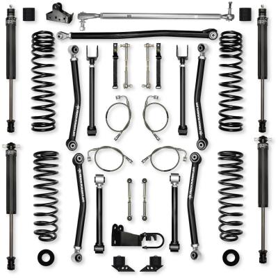 4.5 Inch Adventure X Mid-Arm Suspension System for Jeep Wrangler JK With IFP Shocks Rock Krawler