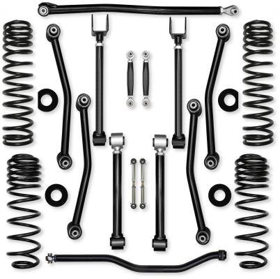 2.5 Inch Ultimate Adventure No Limits Mid-Arm Suspension System for Jeep Wrangler JLU 392 Models With No Shocks Rock Krawler