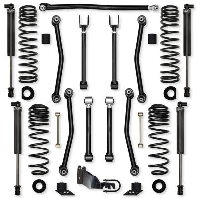 2.5 Inch Ultimate Adventure Mid-Arm Suspension System for Jeep Wrangler JLU 4XE Models With IFP Shocks Rock Krawler