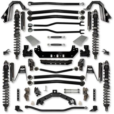 3.5 Inch Adventure X2 Coilover No Limits Long-Arm Suspension System for Jeep Wrangler JL Gas Models Comp Stage 1 Trail Runner System Stage 1 Rock Krawler